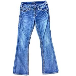SILVER JEANS Suki Flap 28x32 Jeans Light